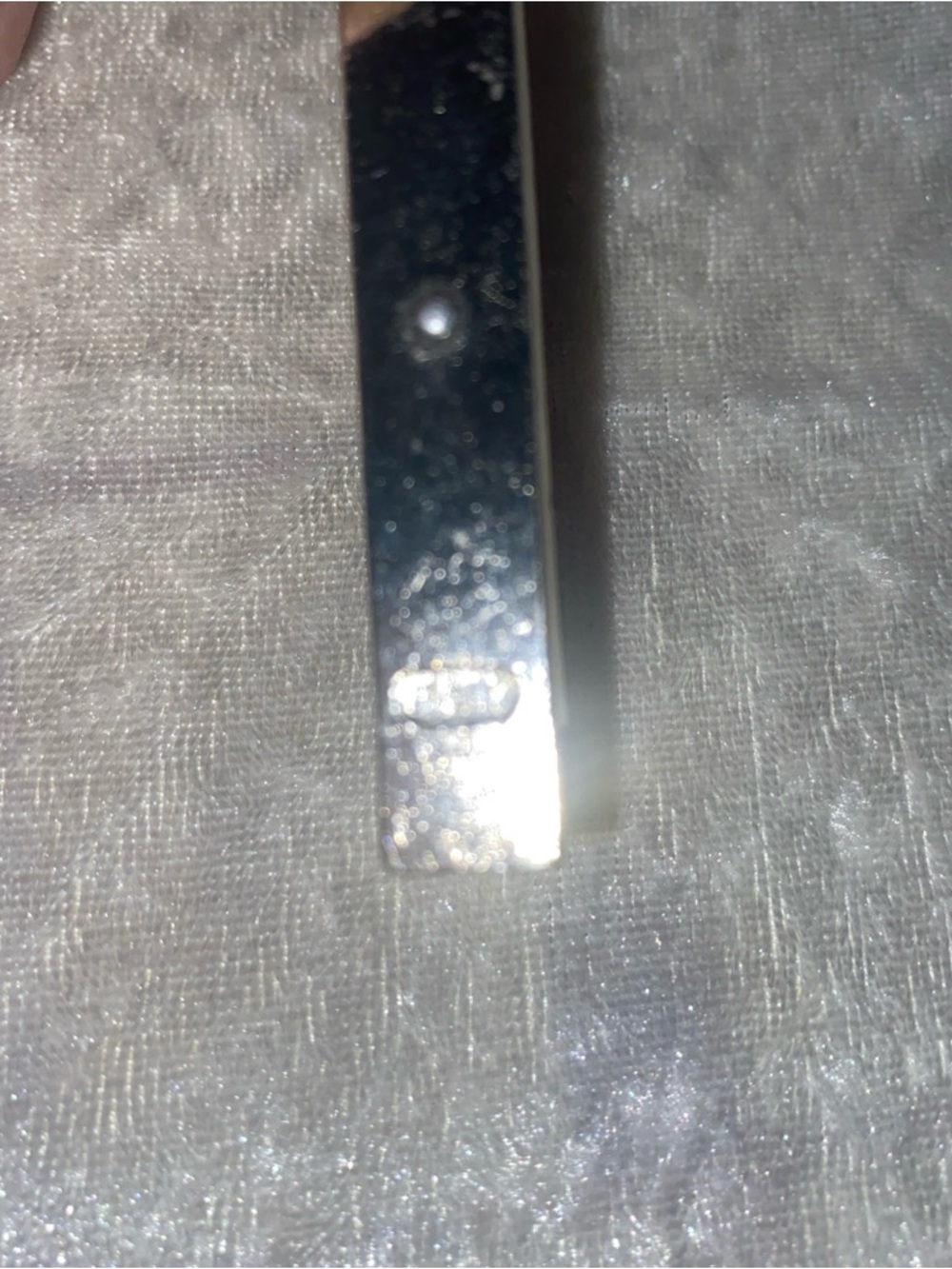 Vintage Crucifix Glow in the Dark White and Silver LARGE Pectoral Design Pendant - Picture 5 of 7